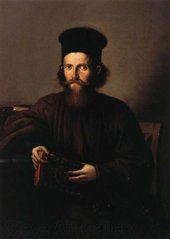 Nicolae Grigorescu Portrait of the Monk Isaia Piersiceanu Norge oil painting art